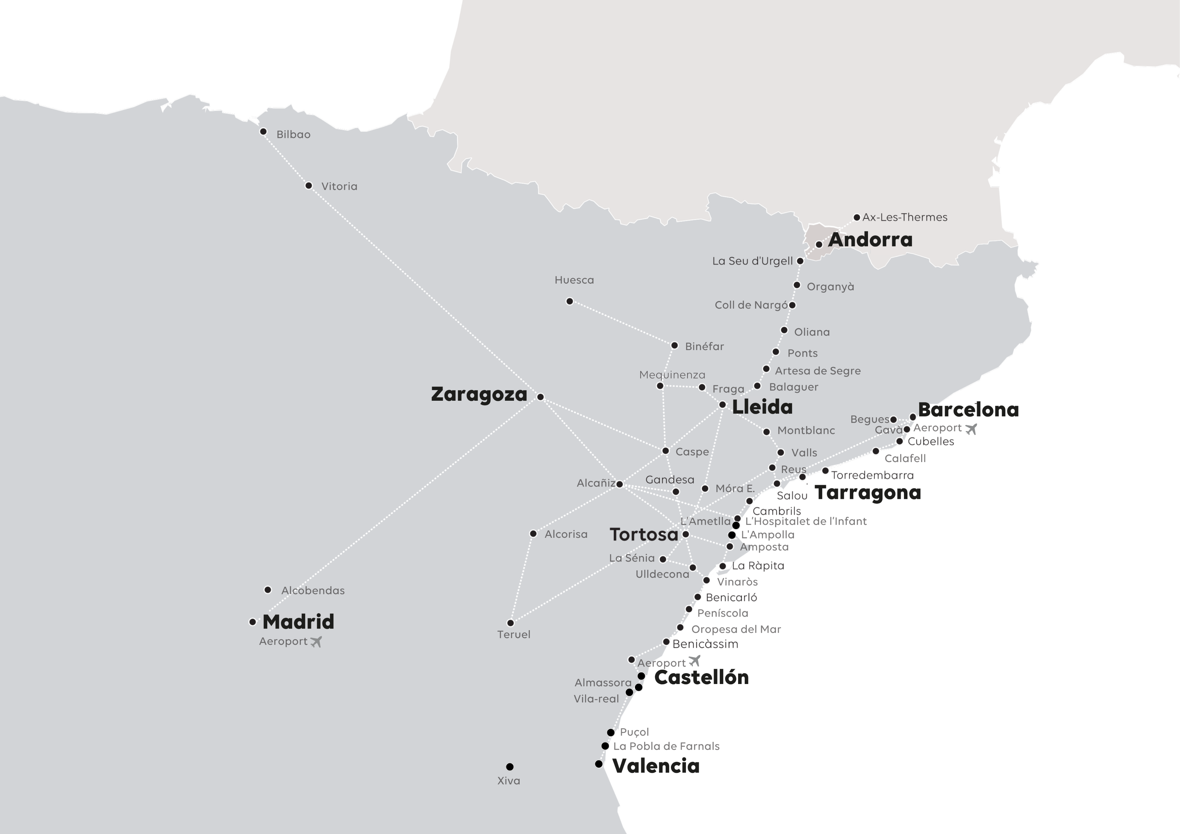 Bases operativas estratégicas