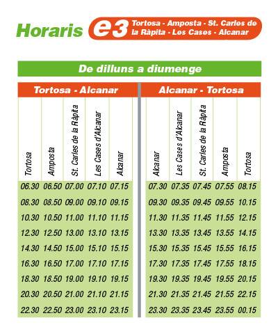 horario expres.cat